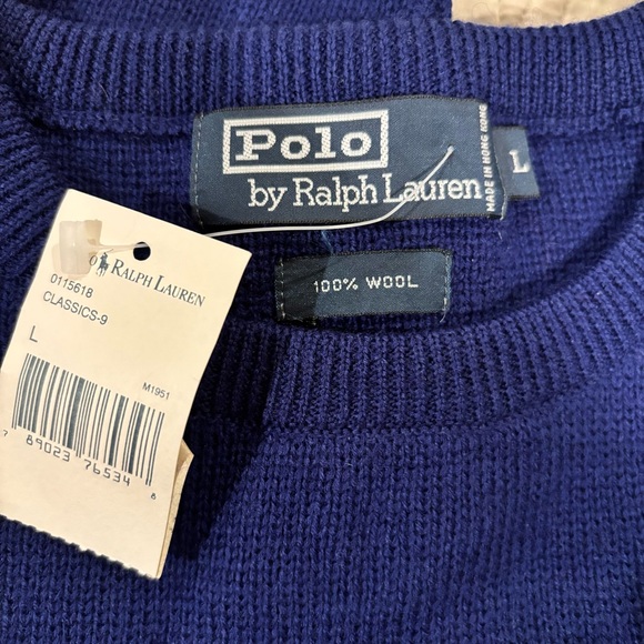 Polo Ralph Lauren Holiday Christmas Knit Sweater.  Size Large 100% Wool NWT - Picture 2 of 8